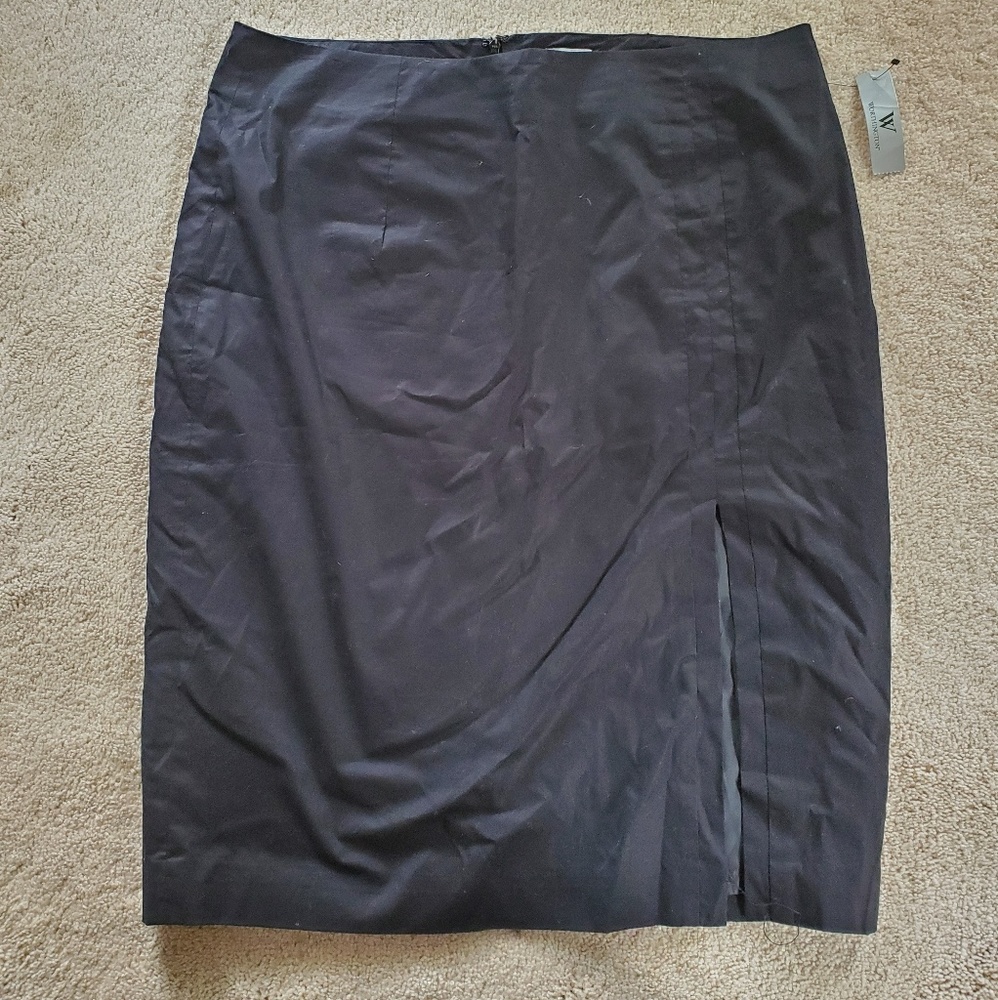 Black Worthington Pencil Skirt